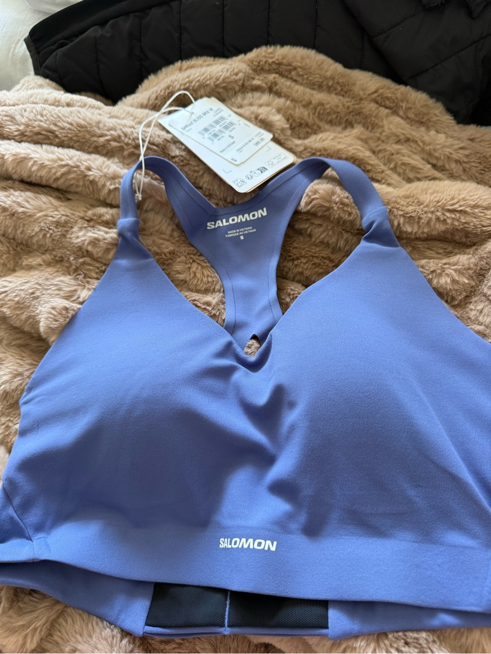 Salomon Periwinkle Racerback Sports Bra new size S